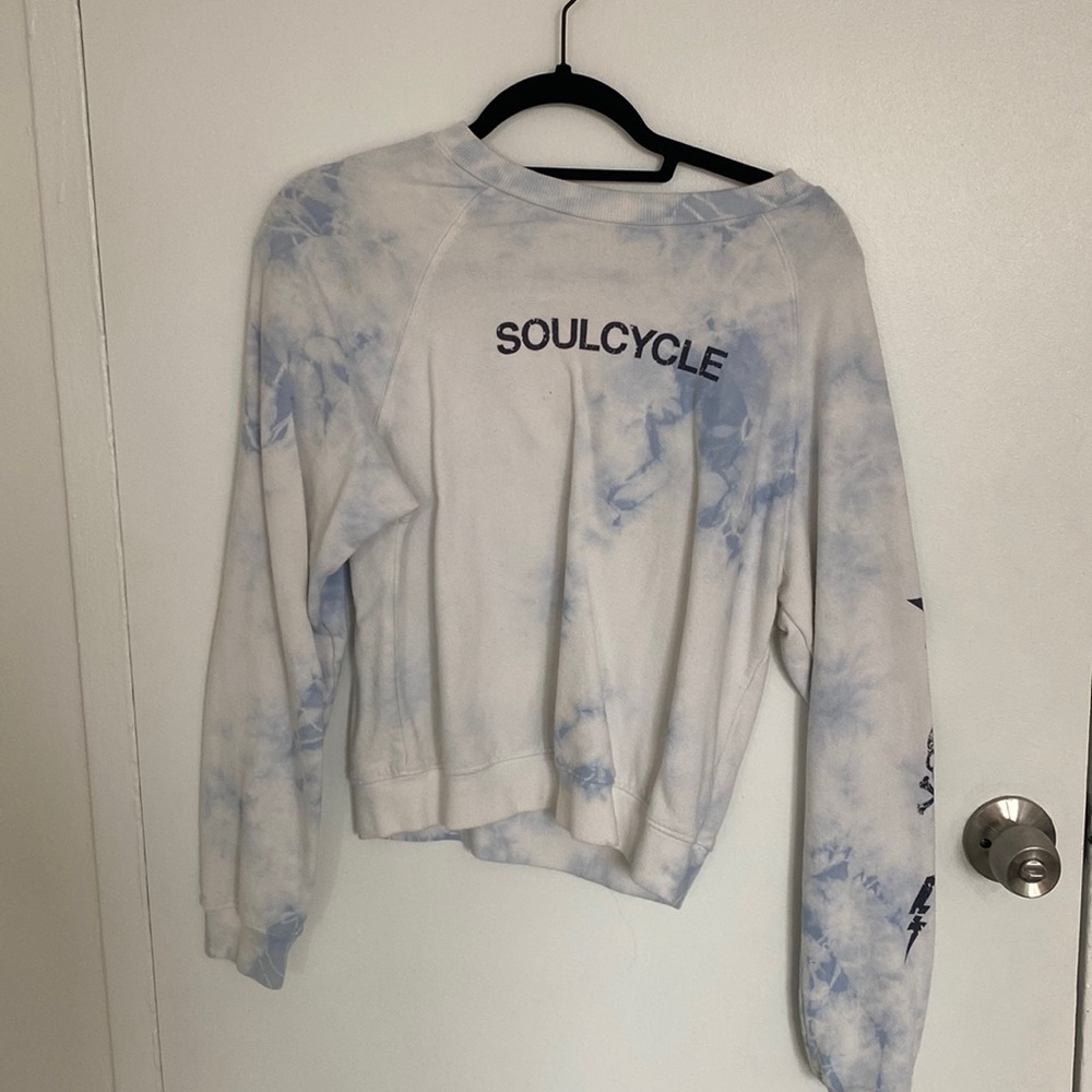 Tie dye soul cycle sweatshirt